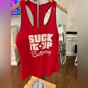 Red Women's Tank Top